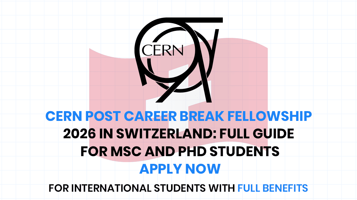 CERN Post Career Break Fellowship