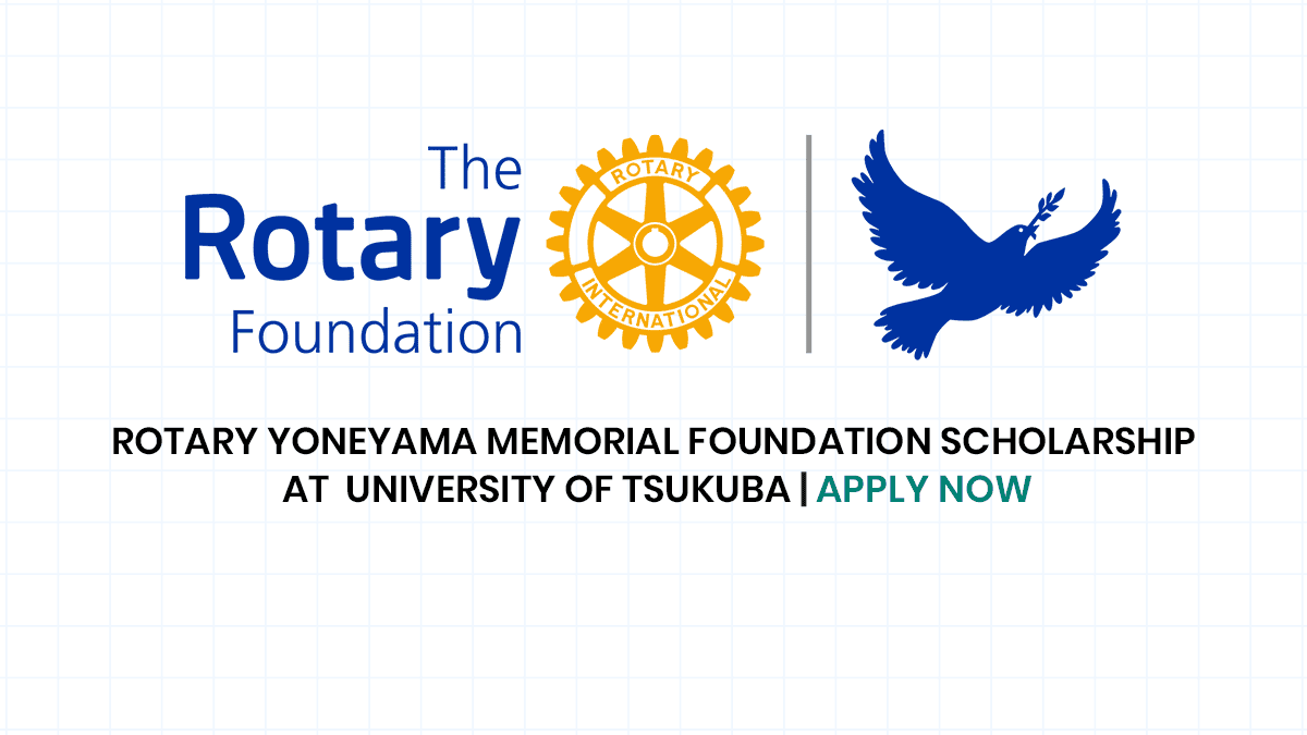Rotary Yoneyama Scholarship at Tsukuba University