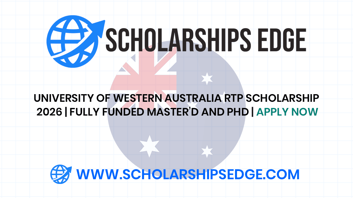 University of Western Australia RTP Scholarship 2026