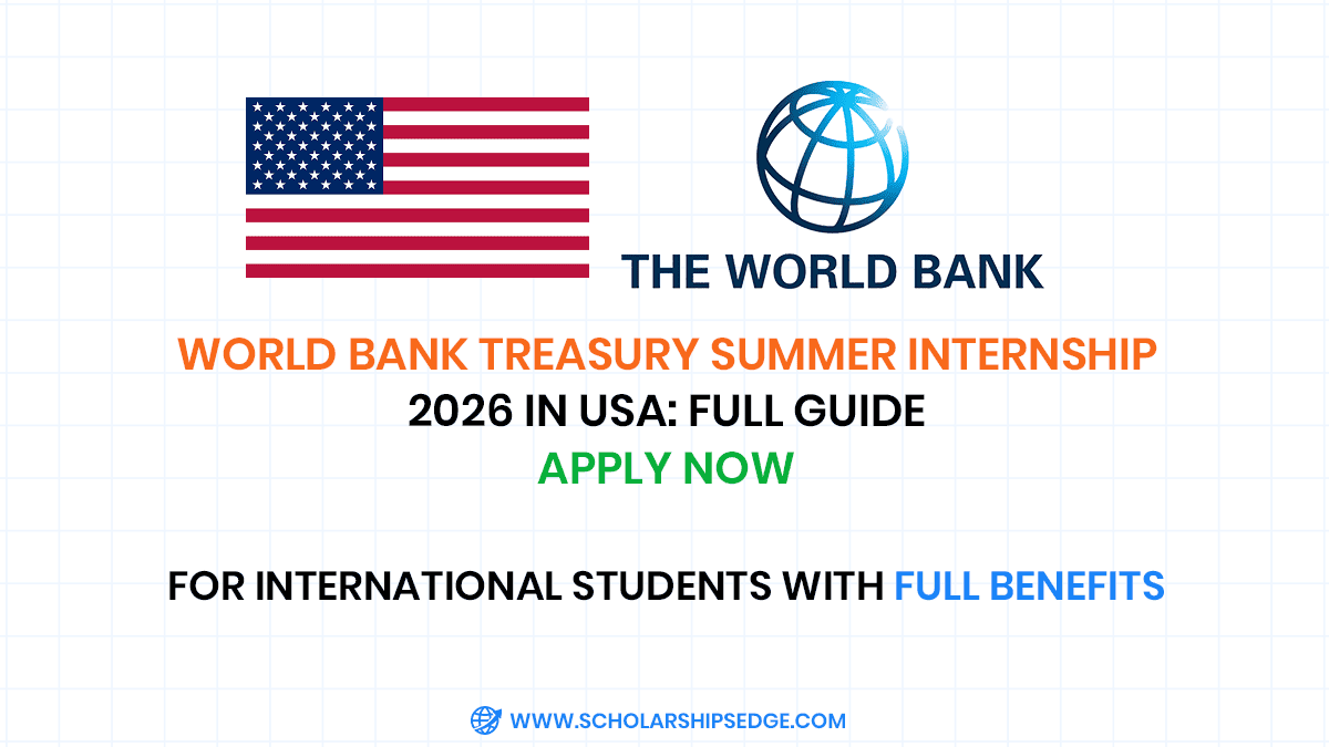 World Bank Treasury Summer Internship in USA