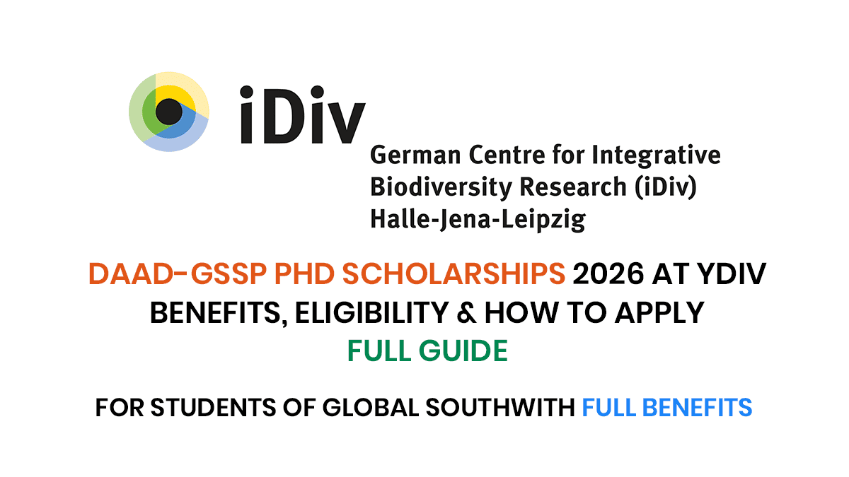 DAAD GSSP PhD Scholarships in Germany for students from the Global South.