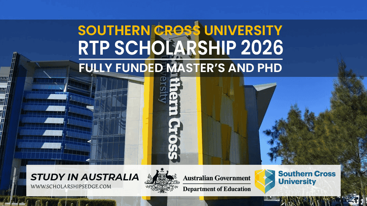 Southern Cross University RTP Scholarships are now available for international master's and PhD students to study in Australia.