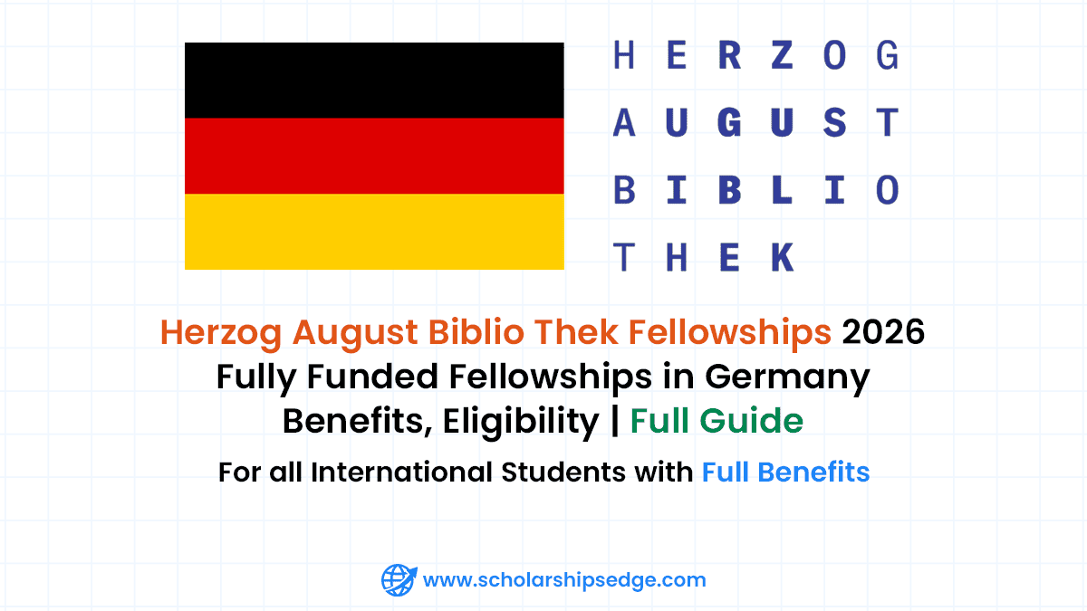 Herzog August Bibliothek Fellowships in Germany offer research fellowships funded by the State of Lower Saxony for postdoctoral and senior scholars.