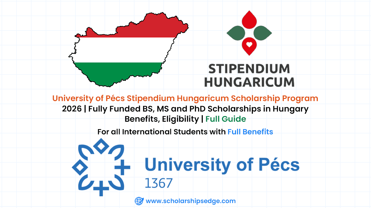 University of Pécs Stipendium Hungaricum Scholarship Programme for international students to study Bachelor’s, Master’s, and PhD in Hungary.