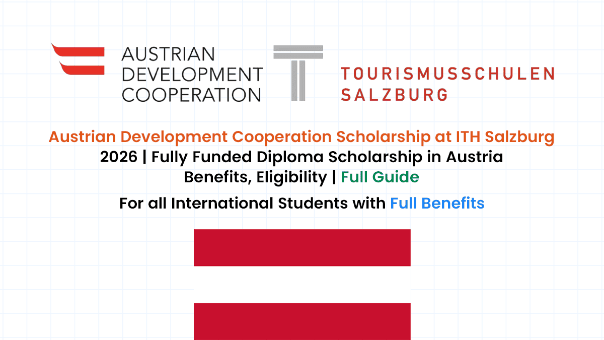 Austrian Development Cooperation Scholarship at ITH Salzburg: Fully Funded Study Opportunity for Students from Developing Countries.
