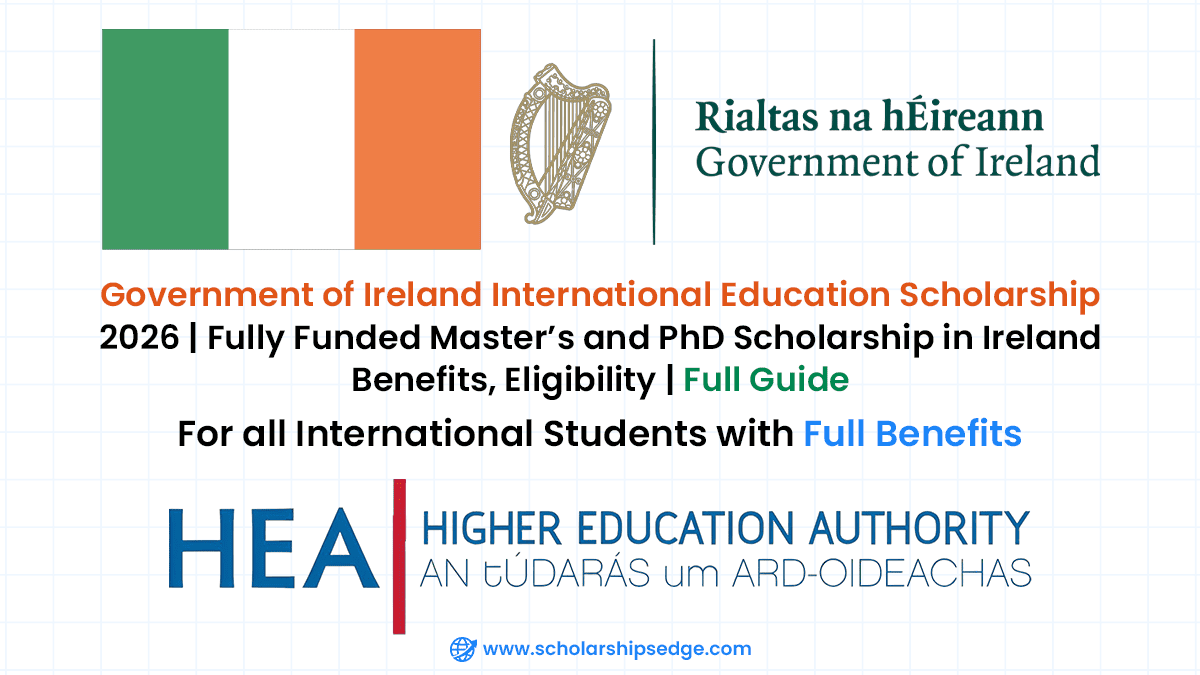 Government of Ireland International Education Scholarship