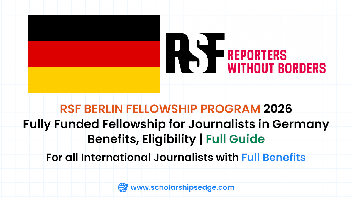 RSF Berlin Fellowship for Journalists in Germany