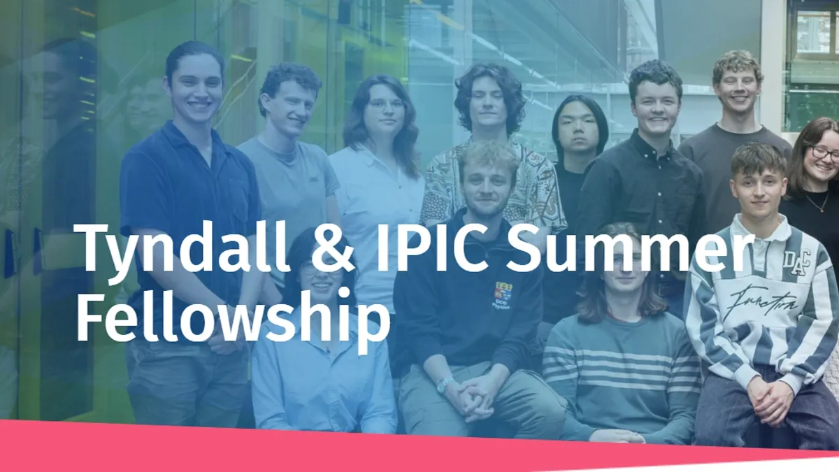 Fully paid Tyndall & IPIC Summer Fellowship for undergraduate STEM students in Ireland.