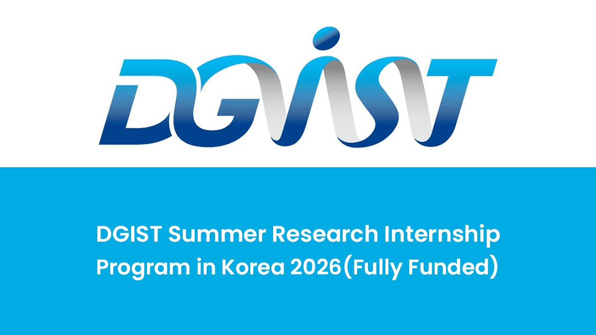 DGIST Summer Research Internship