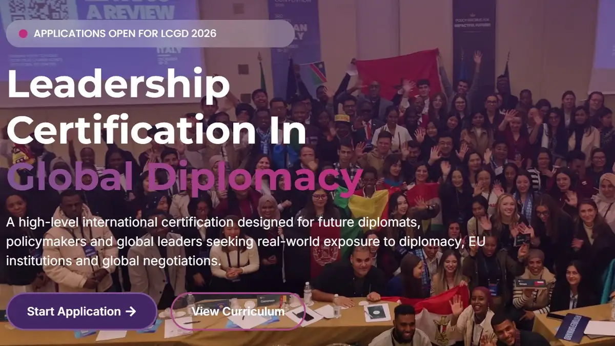 Leadership Certification in Global Diplomacy