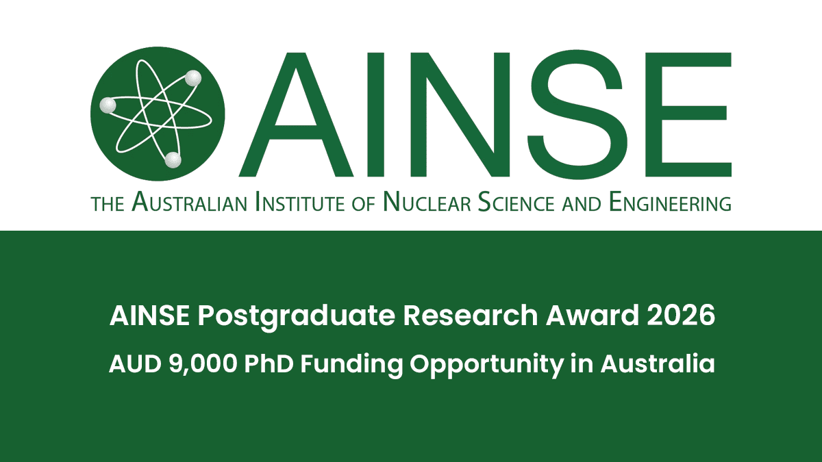 AINSE Postgraduate Research Award