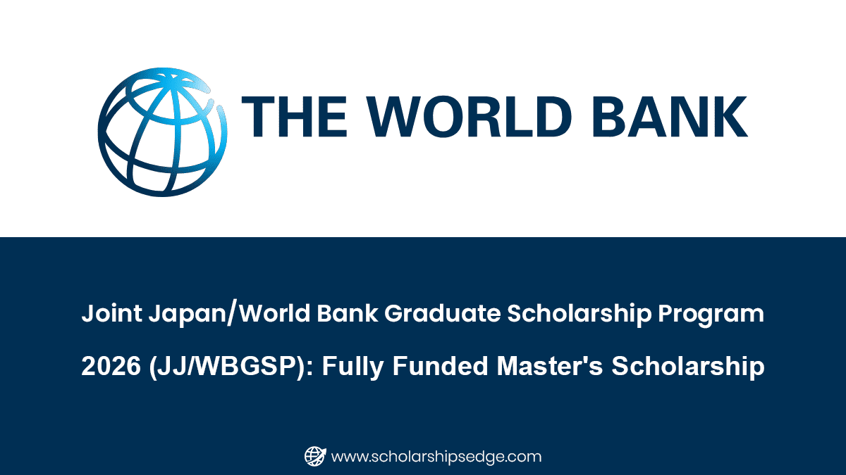 Joint Japan/World Bank Graduate Scholarship Program