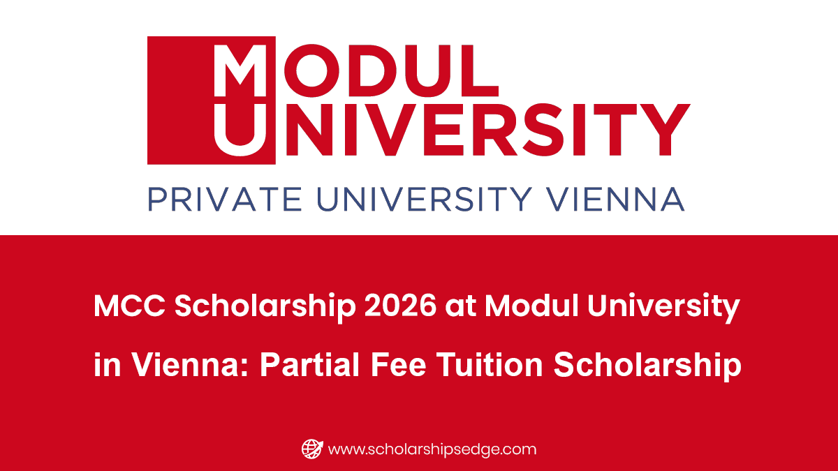 MCC Scholarship 2026 at Modul University Vienna