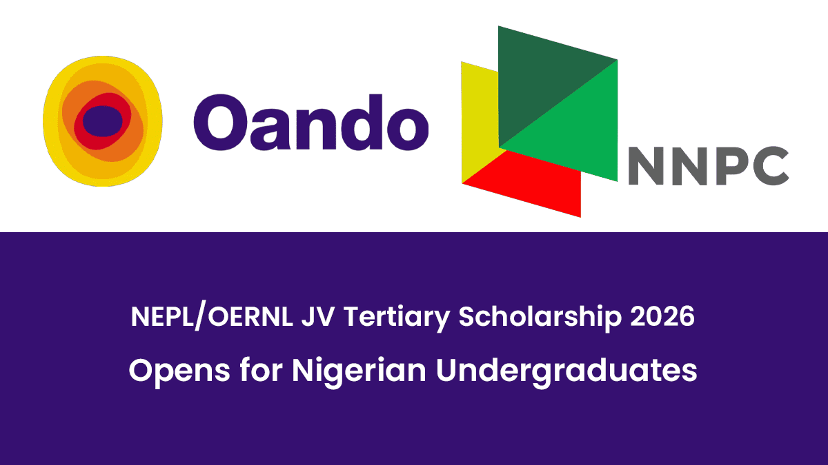 NEPL/OERNL JV Tertiary Scholarship