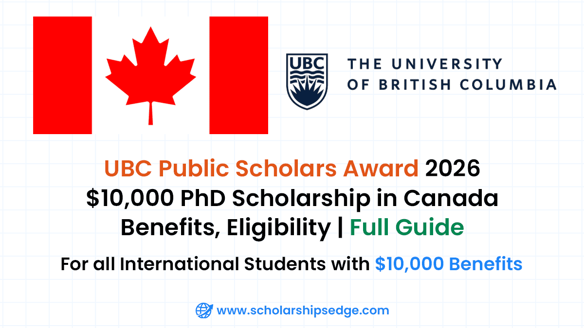 UBC Public Scholars Award