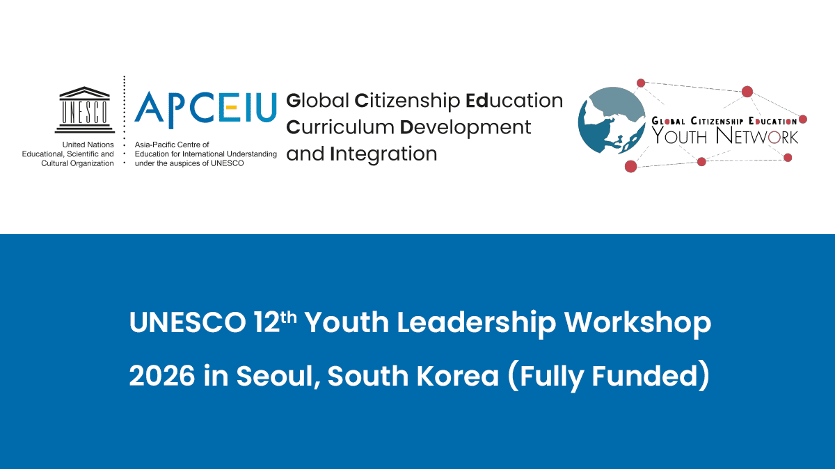 UNESCO Youth Leadership Workshop 2026 in Seoul, South Korea