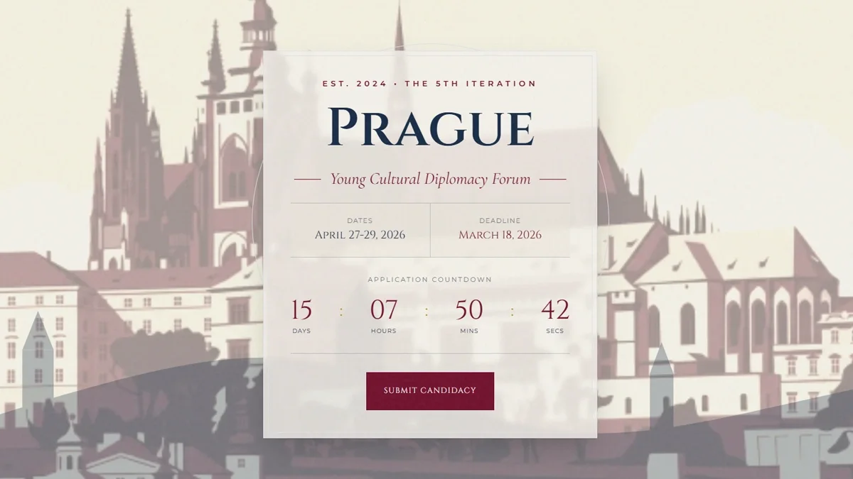Young Cultural Diplomacy Forum Prague