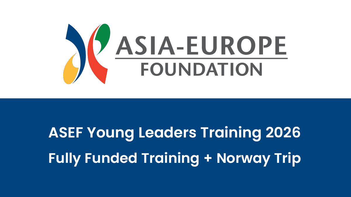 ASEF Young Leaders Training 2026