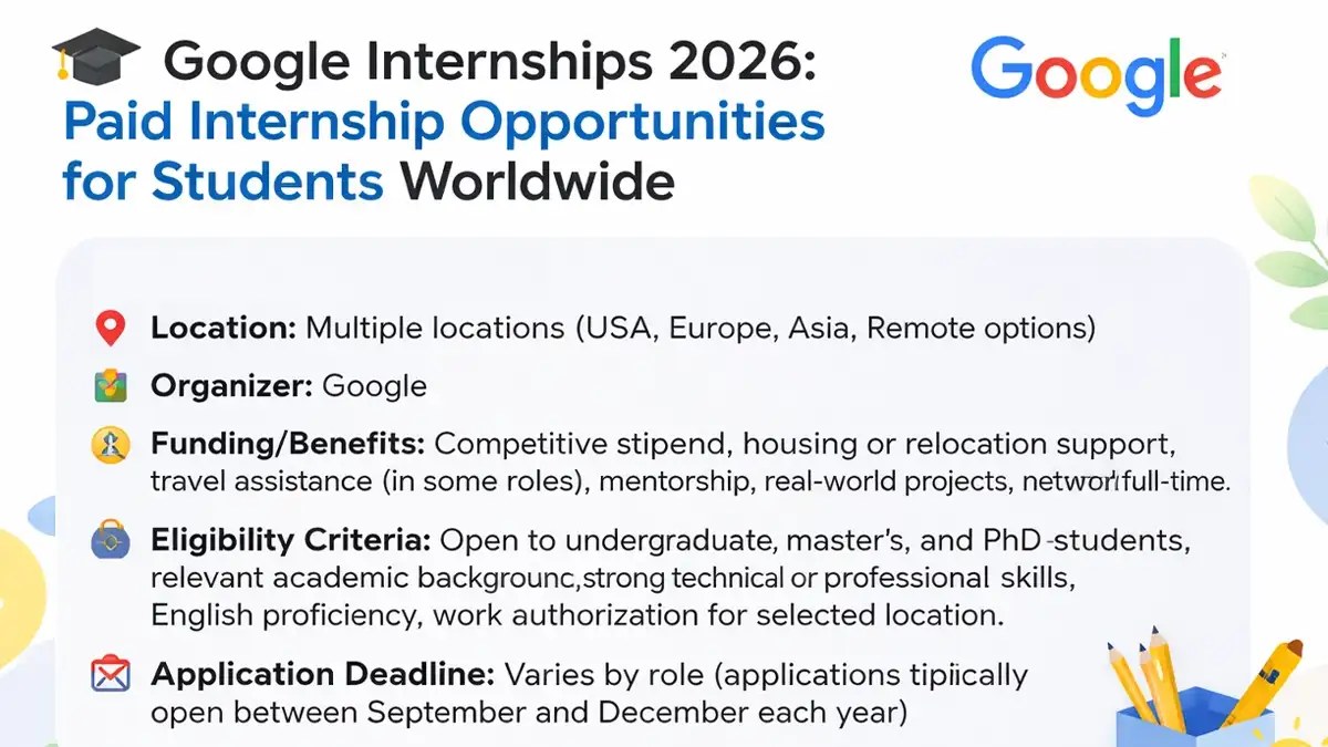 Google Internships Program 2026