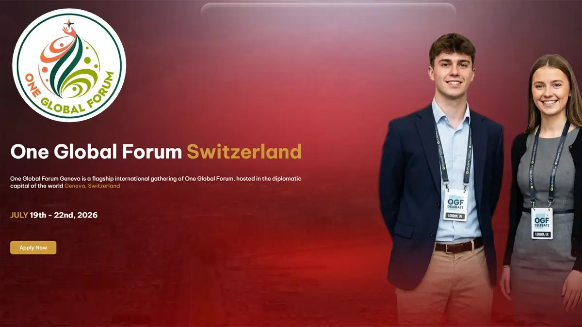 One Global Forum 2026 Geneva, Switzerland