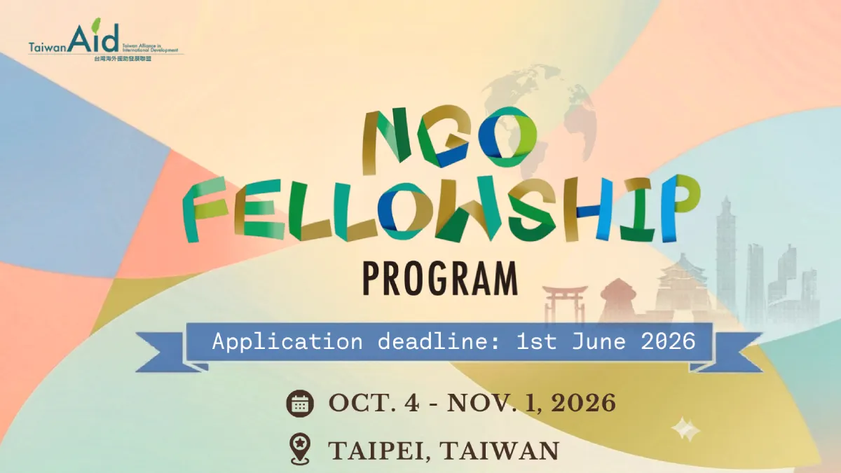 Taiwan AID NGO Fellowship Program 2026