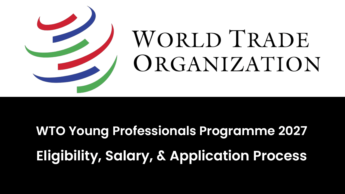 WTO Young Professionals Programme 2027