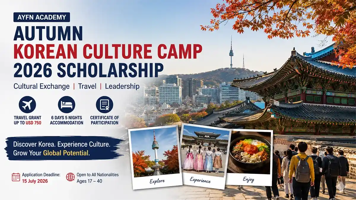AYFN Autumn Korean Culture Camp 2026 in South Korea