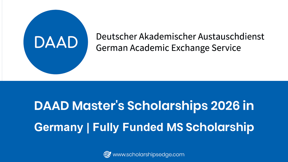DAAD Master's Scholarships 2026 in Germany