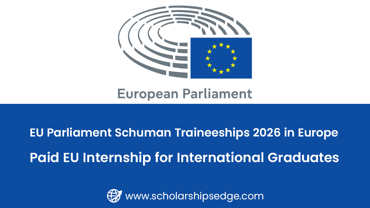 European Parliament Schuman Traineeships 2026 in Europe