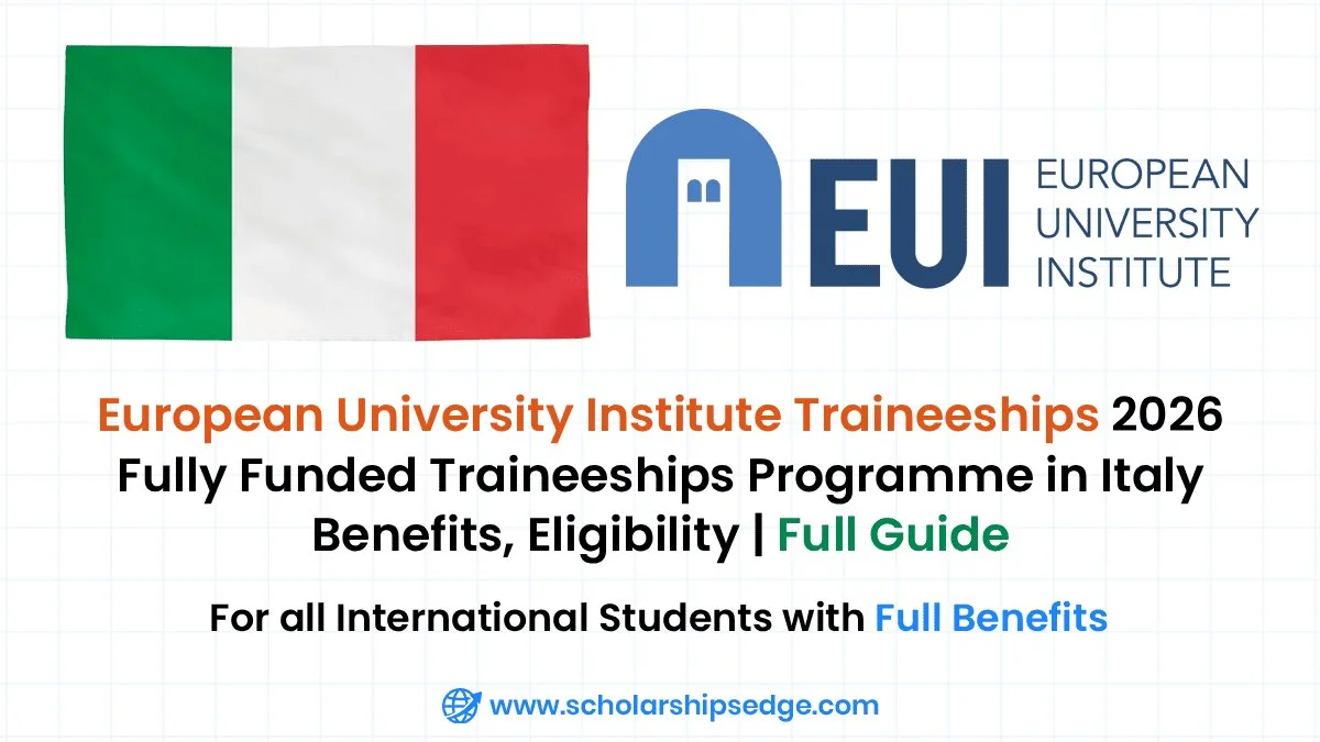 European University Institute (EUI) Traineeships 2026