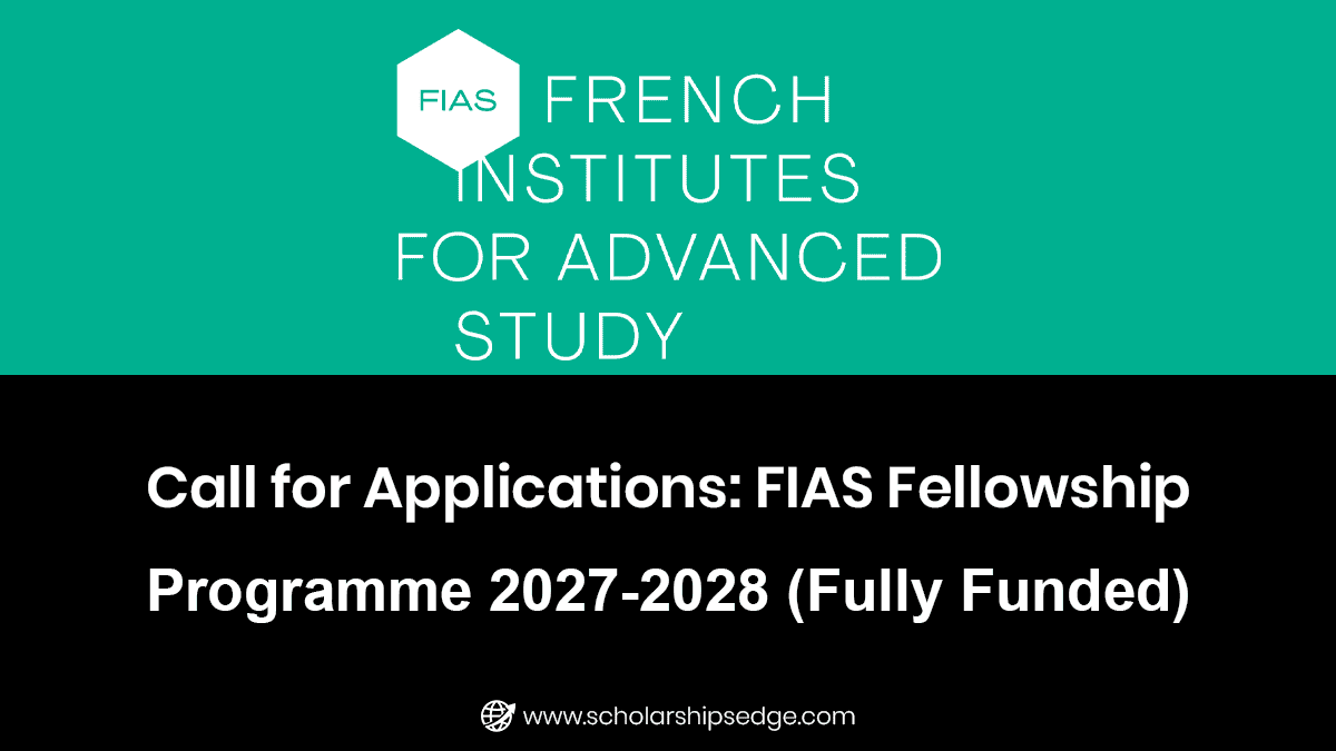FIAS Fellowship Programme 2027-2028