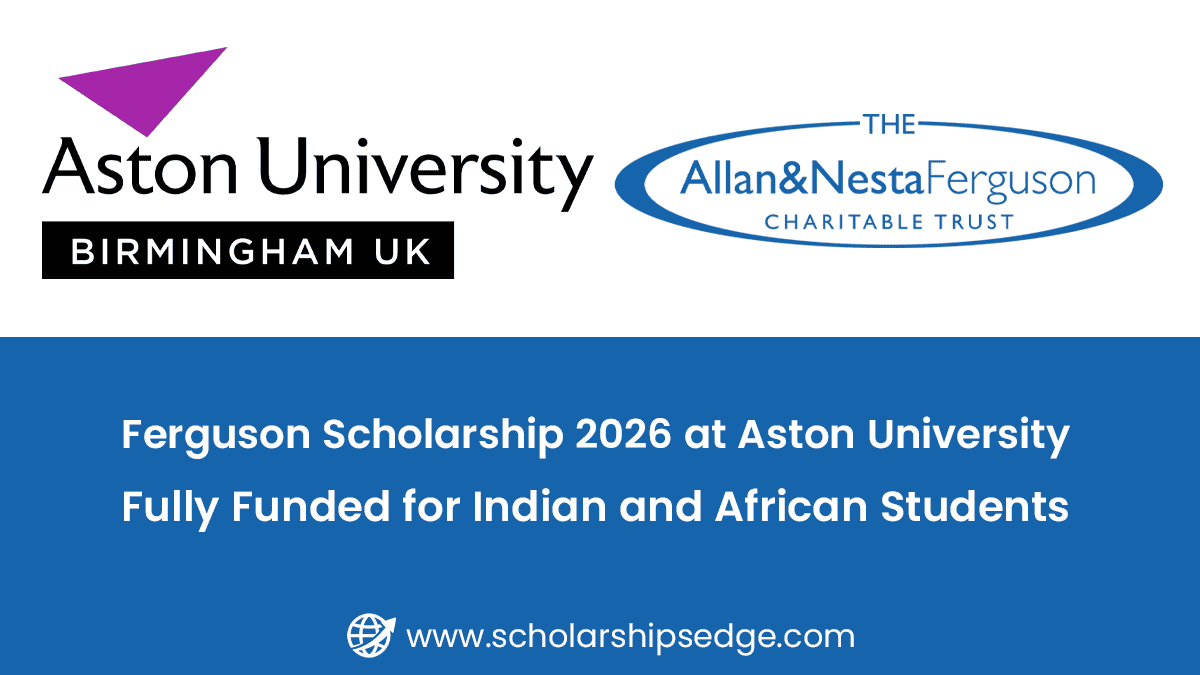 Ferguson Scholarship 2026 at Aston University