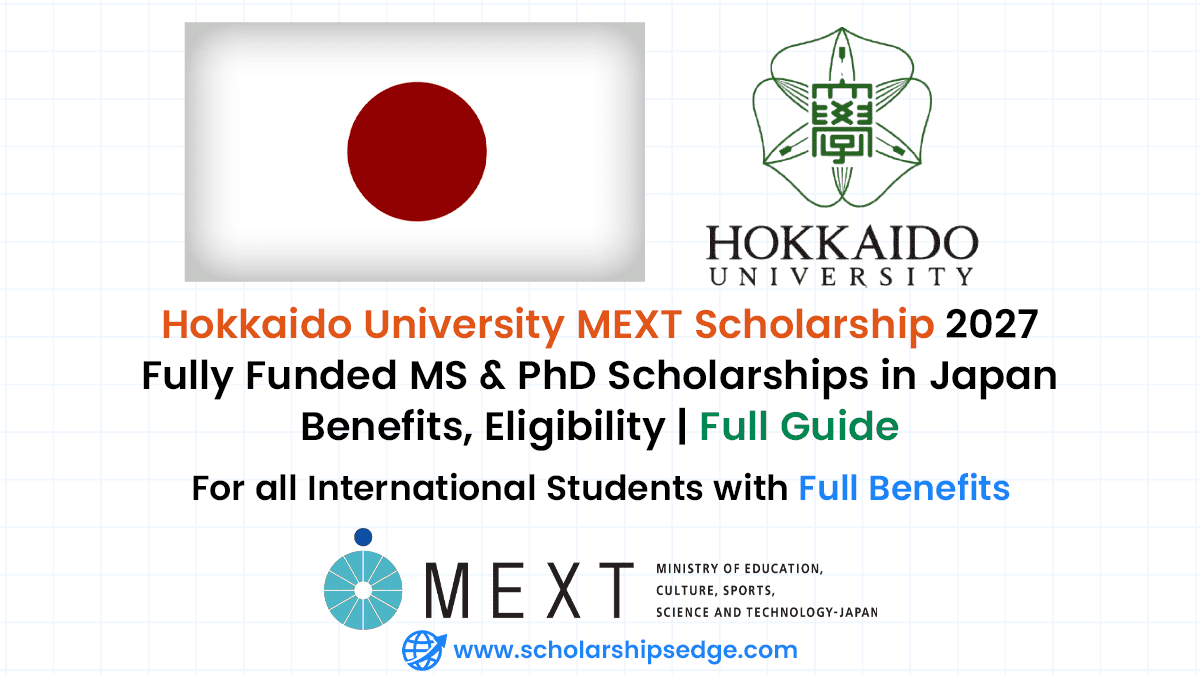 Hokkaido University MEXT Scholarship