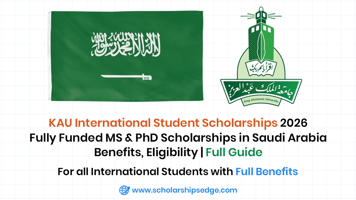 King Abdulaziz University International Student Scholarships 2026