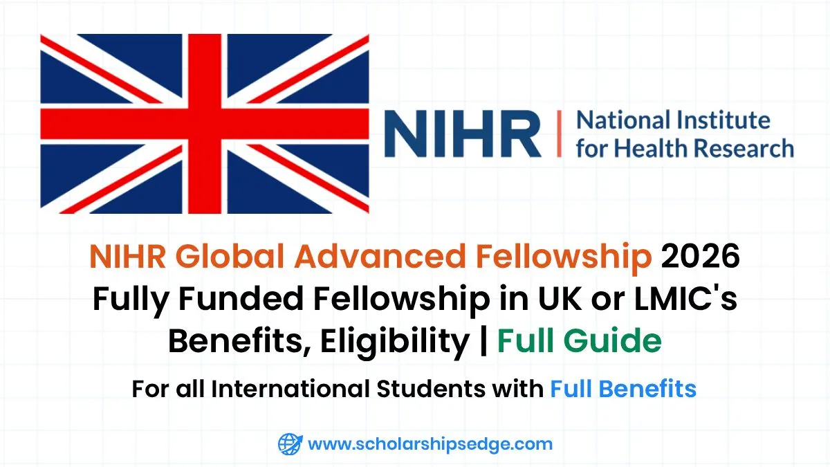 NIHR Global Advanced Fellowship 2026