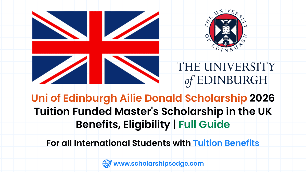 University of Edinburgh Ailie Donald Scholarship 2026