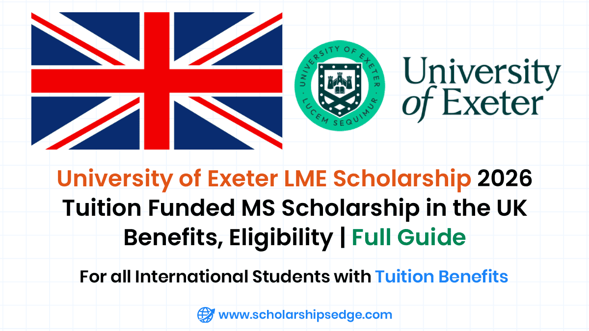 University of Exeter LME Scholarship 2026