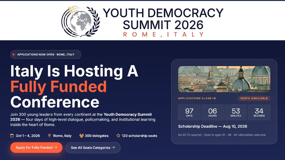Youth Democracy Summit 2026 in Italy