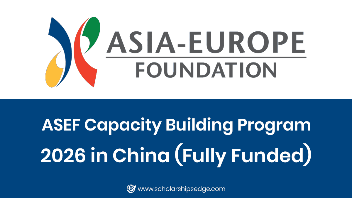 ASEF Capacity Building Program 2026