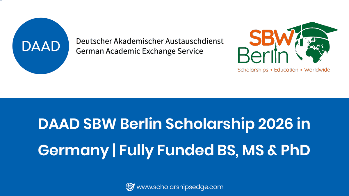 DAAD SBW Berlin Scholarship 2026 in Germany