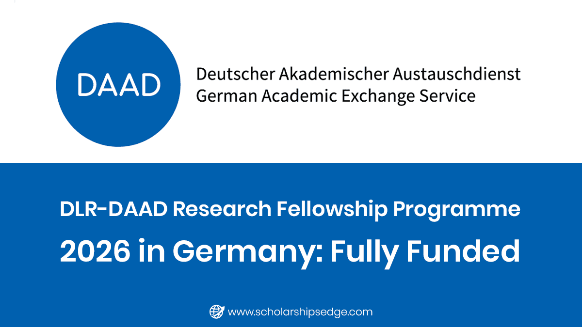 DLR-DAAD Research Fellowship Programme 2026 in Germany