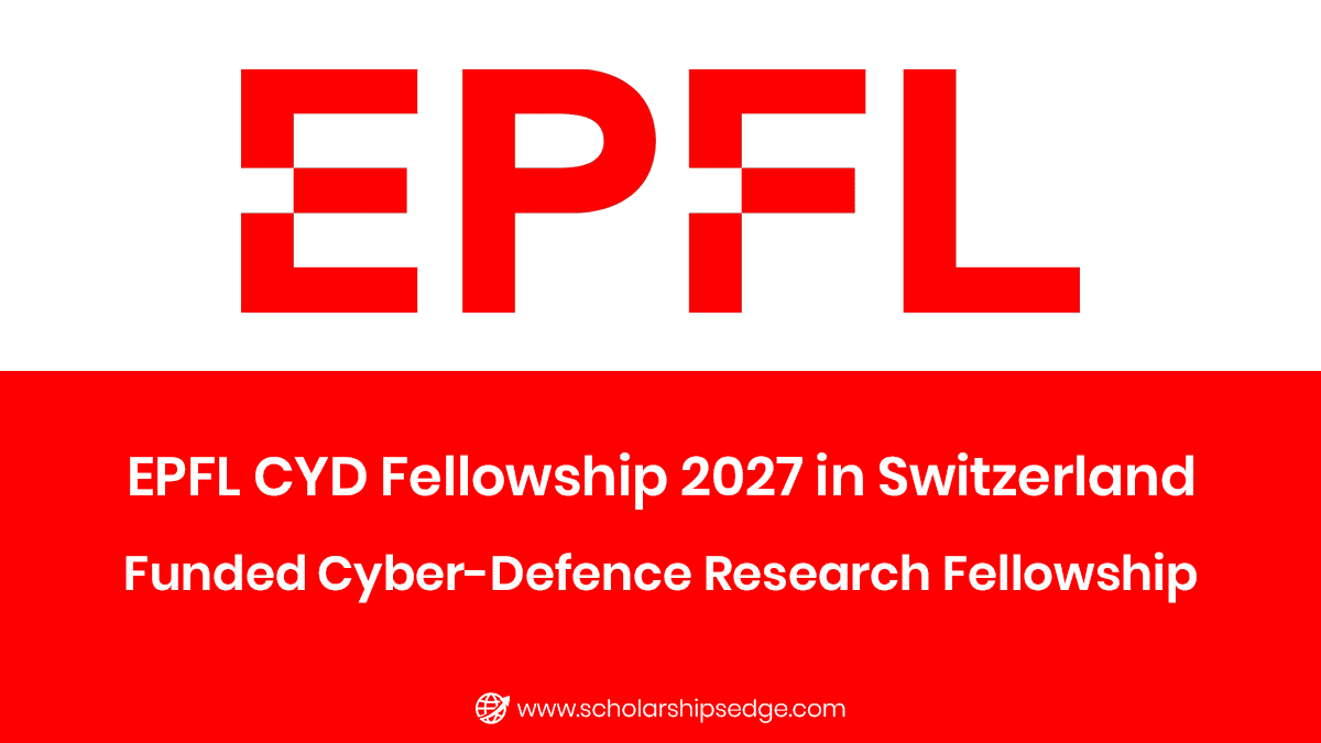 EPFL CYD Fellowship 2027 in Switzerland