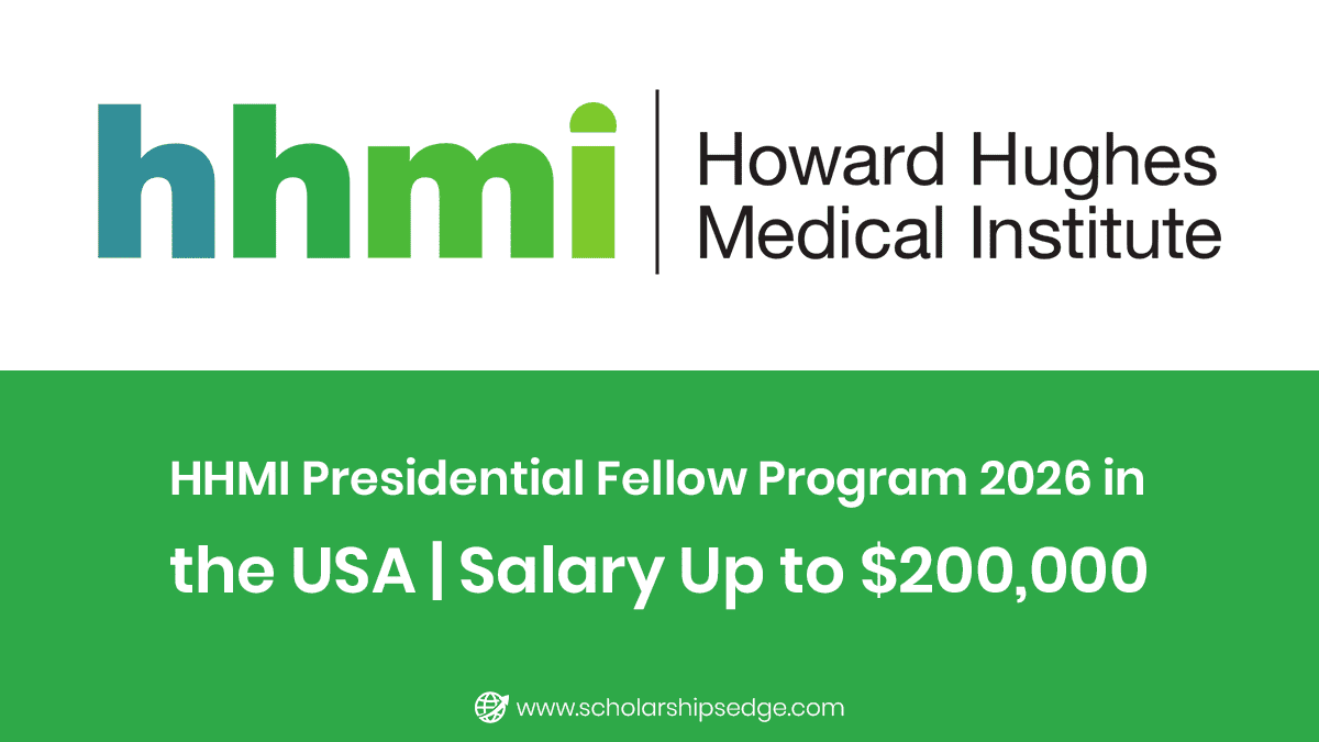 HHMI Presidential Fellow Program 2026 in the USA