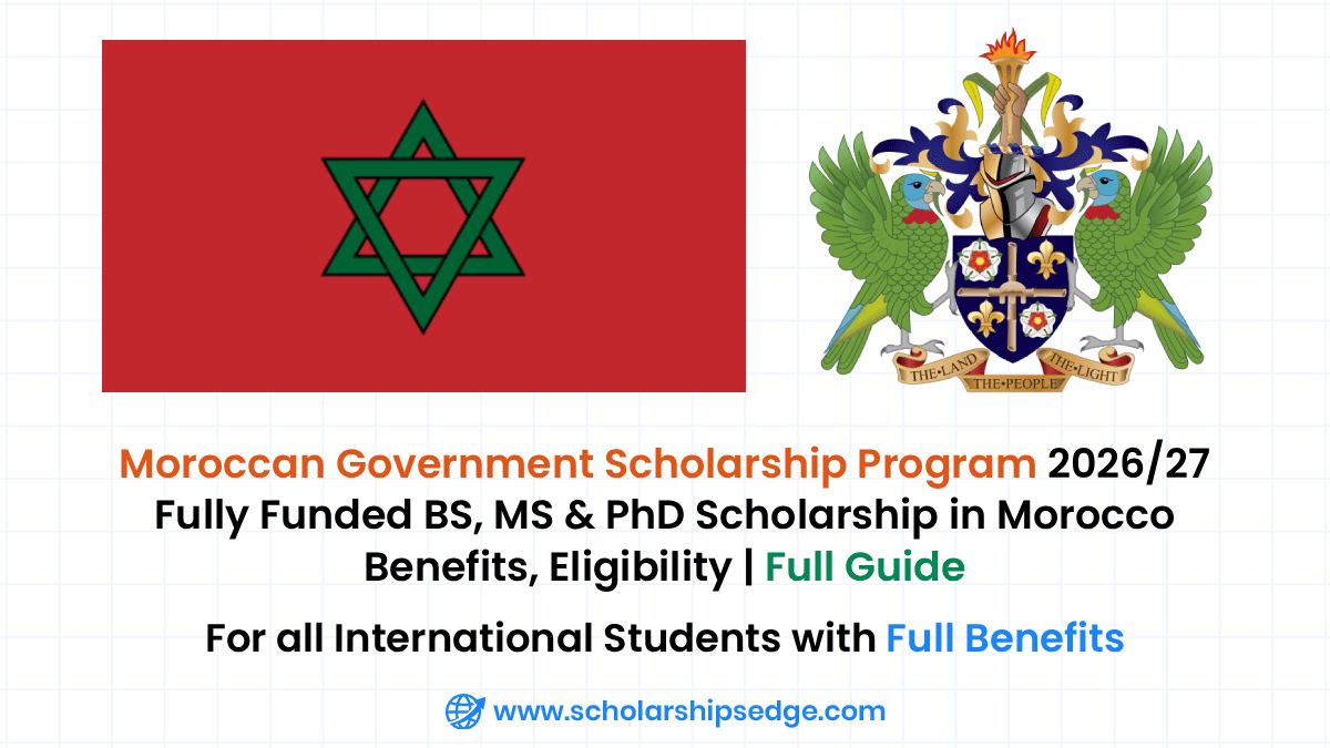 Moroccan Scholarship Programme 2026-2027 in Morocco