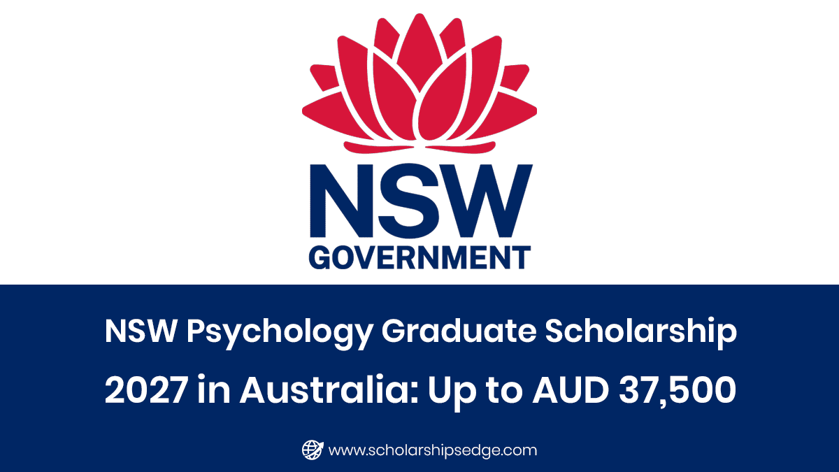 NSW Psychology Graduate Scholarship Program 2027 in Australia