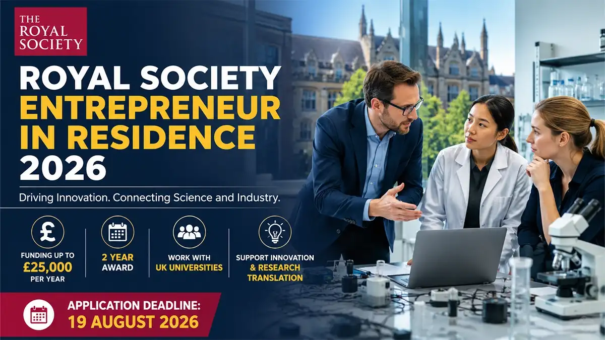 Royal Society Entrepreneur in Residence Scheme