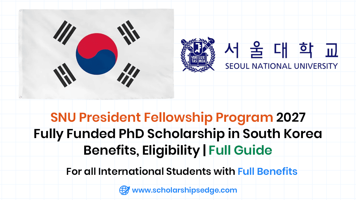 SNU President Fellowship Program 2027