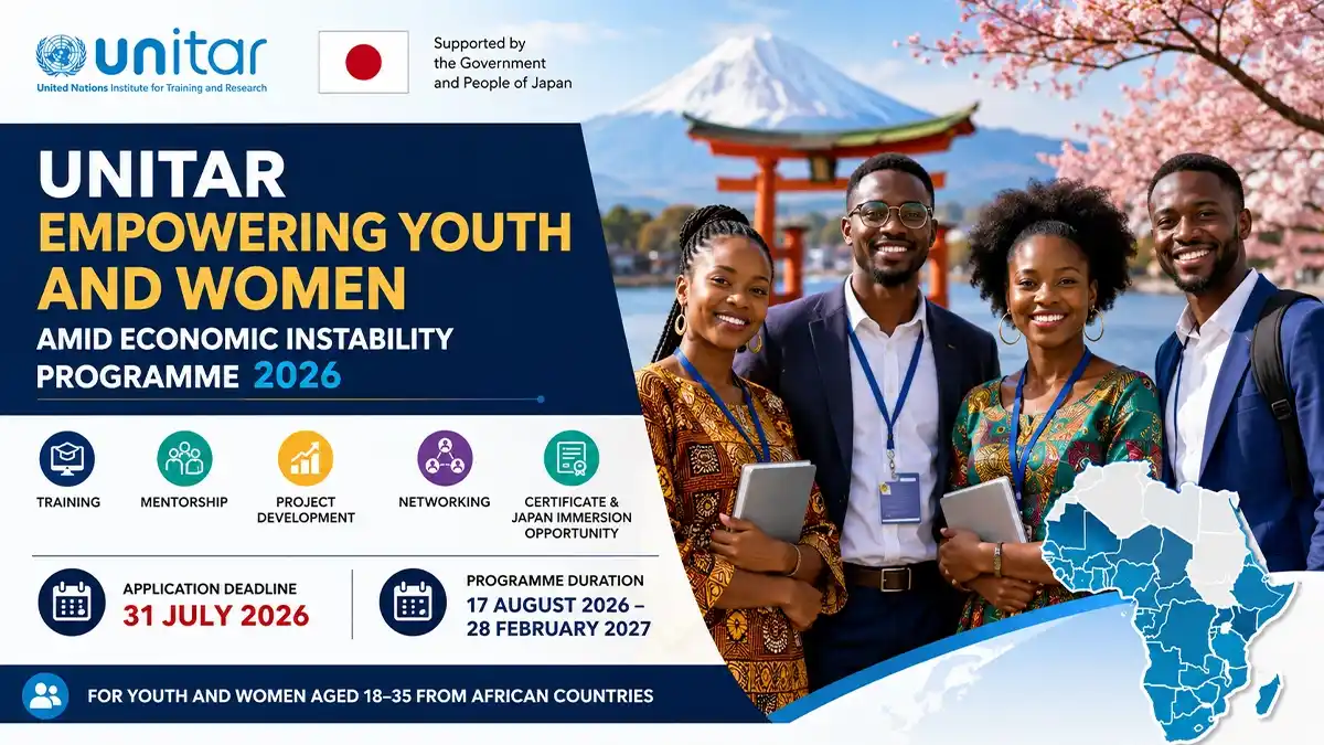UNITAR Youth and Women Programme 2026 in Japan