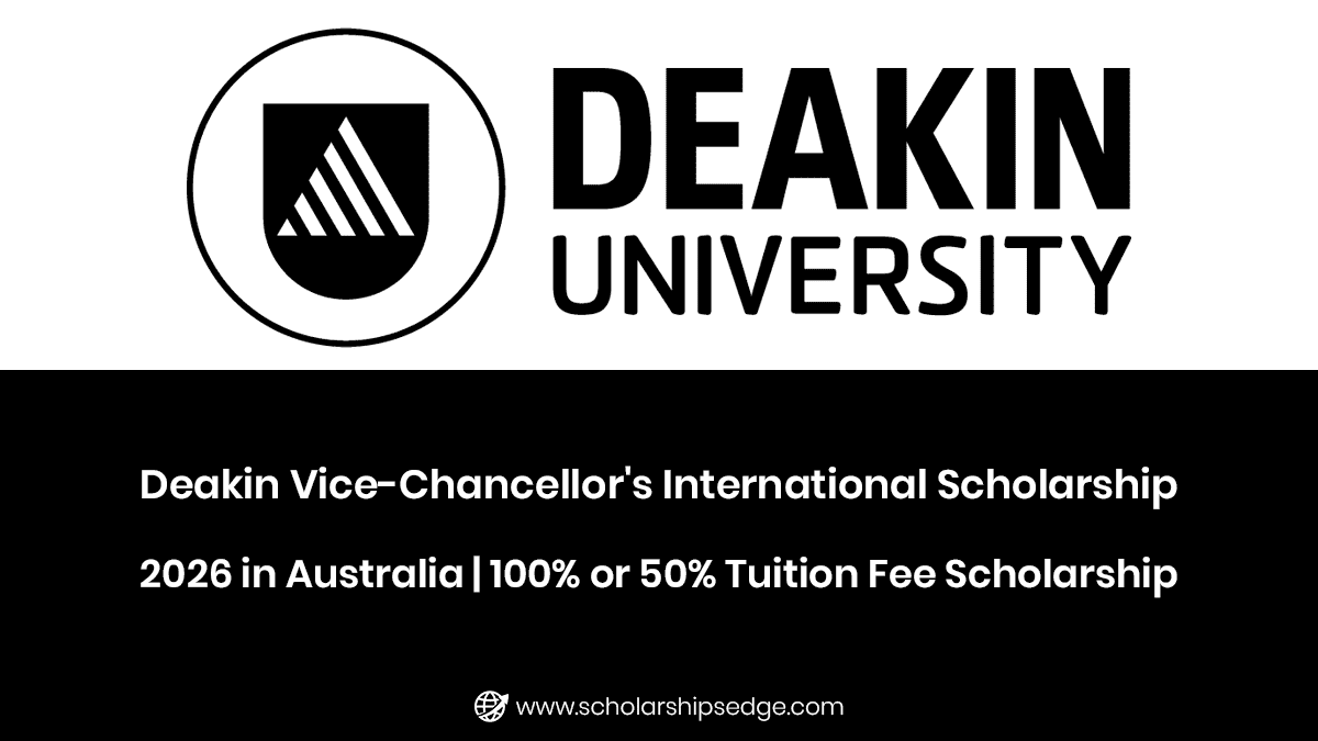 Deakin Vice-Chancellor's International Scholarship 2026