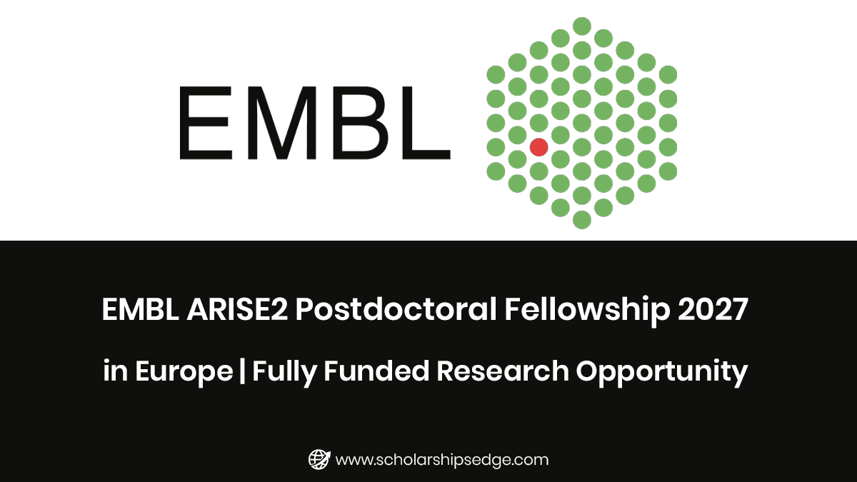 EMBL ARISE2 Postdoctoral Fellowship 2027
